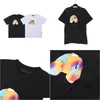 T-shirts masculins T-shirt Designer Brand Fashion Bear Bear Ourship Overs Loose Cotton Men and Women Drop Liviling Apparel Mens Clothing Tee DHN9S