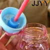 JJYY 480 ml Kids Sippy Cup Butelki z wodą Kreatywne karmienie kreskówek ze słomkami i pokrywkami Proof Portable Toddlers Drinkware 240418