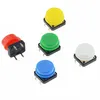 20pcs 촉각 푸시 버튼 스위치 순간 12/12/7.3mm 마이크로 스위치 버튼 + Arduino Switch 용 25pcs Tact Cap (5 색)