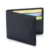 NIEUW ECHTE LEDER First-Layer Cowhide Document Bag Ultra-dunne kaarthouder RFID Creative Ribeer's Licenes en Driving License Leather Case