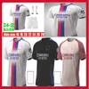 24 25 Maillot de foot DEMBELE Soccer JerseyS Lyonnais CAQUERET OL AOUAR BARCOLA CASTELLO JR Fans Player football shirts man lyon kids kits 2024 2025 TRAORE SARR