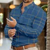 Men's Dress Shirts Summer Shirt Long Sleeve XS-6XL Fashionable Lapel Single Breasted Cardigan Real Pockets Hawaiian Casual 2024
