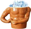 Mugs Novelty Coffee Mug For Men - Body Builder Ceramic Cups | Gag Gifts Tea Cup Milk Beverage