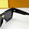 Occhiali da sole cicloni z1547 designer marchio maschile acetato telaio nero oro oro 100% protezione UV firma incisione di moda femminile