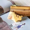 Niedlicher Cartoon Lion Koala Elefant Schlüssel Ring Kawaii Bag Pendel Plüsch Tier Spielzeugkette 240416