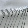 Mens Golf Club Silver PP RO225 Men456789ps Headcapsflex RSSR 240425를 갖춘 8 개의 흑연 스틸 클럽의 완전한 Men456789ps