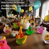 Babybadspielzeug 6/12/24/36 PCs 2 Zoll Gummi Enten Spielzeug 70 Designs Enten für Kinder