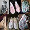 Повседневная обувь Instantarts Style Slip-On Mesh Conteekers для женщин Flat Cartoon Dog Teen девочки для отдыха Lazy Zapatillas Mujer