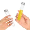 Lagringsflaskor 40 st skruv lotion containrar rör kosmetiska 40 ml med mössor plasttest resor klart