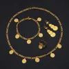 Necklace Ethlyn Coin Set Orens Antique Coin Coin Braceletringsnecklace Medio Oriente Musulmani Insiemi di donne islamiche My1507 240410