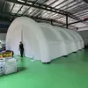 Grande tenda per tunnel gonfiabile in arco bianco per la festa esterni di magazzino di magazzino padiglione marchetto per matrimonio eventi