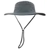 Big Head Man Stor storlek Sun Hat Women Beach Fisherman Hat Pure Cotton Panama Cap Plus Size Hucket Hats 55-59cm 60-65cm 240425