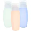 Opslagflessen 3 stD's siliconen conditioner haarreis fles shampoo containers maat toiletartikelen lotion draagbaar