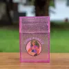 Lady Smoking rosa kit di tabacco rosa Herb Grinder Case di sigaretta tubo in plastica Tubo di fumo del tubo di fumo da 78 mm Kit di fumo