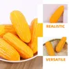 Decorative Flowers 4pcs Fake Corn Artificial Prop Models Foams Vegetable Props