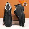 Casual schoenen Fashion Men Outdoor Pu Leather Ademend comfortabele heren 2024 Winter Sneackers Male skate 39-44