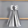 Towel Cute Bow Striped Quick Dry Handkerchiefs Thickened Super Absorbent Wide Living Room Kitchen Home Supplies