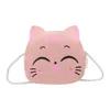 Cartoon Fashion Childrens Borsa carina gatto Leisure Crossbody asilo per bambini borsetta cartone animato per bambini piccoli per bambini 240424