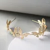 Clips de cabello Decoración de la novia Diadenta de mariposa de mariposa