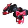 Детские туфли обувь корова кожа кожа рожденная Мэри Джейн Внутренний бабочка настоящие первые пешеходные сандалии 240425