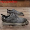 Casual schoenen Formele heren Oxford Leather Fashion Breathable Men Waterdichte platte werkmaat 38-44