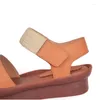 Kledingschoenen Birkuir Echt lederen dikke hiel sandalen voor vrouwen Mary Jane luxe haaklus gesloten teen dames plat platform