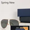Солнцезащитные очки 2024 Высококачественные контейнерные грузы мужской модный бренд летний пилот Toad Mirror UV400