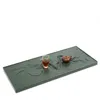 Tee Tabletts Geschnitztes natürliches schwarzes Gold Steinschale geprägtem Haushalt kleiner Tisch Set geschnitzt
