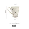 Tassen Nordic Keramic Cup mit Löffel Gold Kantemilch Frühstückstasse Kaffeetasse Büro Nachmittag Tee Tasse Personalisierte Geschenkbox Freunde J240428