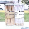 Rookaccessoires Sigaret R110mm Witbruin Oll Papier King Size Horn Tube 1 pot van 100 sticks Tubes Rolling Paper Dab Rig