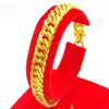 Guld 999 armband för kvinnor Justerbar 3D -modepresentöverföring Pärlkedja 18K smycken 240423
