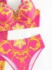 SET VIGBREVIYA STAMPA SEXY SEXY GIKIRT HIGHT BIKINI BIKINI SET DONNE SUGGERIMENTO 2023 SUD SUD UP SUGGI SUSTIME SIMPA