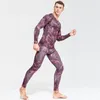 Roupa térmica masculina MMA 2024 Sports Compaccion Suit de longa e outono feminino/inverno Treinamento de treinamento Base de base