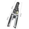 Wire Stripper Pulling Tång Cutter Multifunktion Reparera sax Electrical Stripping Crimping Hand Tool 240415