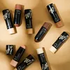 12 Color Matte Foundation Stick Lightweight Makeup andningsbar grädde för mörk hud varaktig oljekontroll bas ut 240425