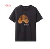 Women Cut Head Bear Printed T shirt Men Casual Tees Summer Ins Style Fashion Top Man Short Sleeve Trendy Hip hop Street Clothes Streetwear US SIZE