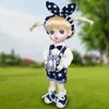 225 cm Modelo de niña llena de estrellas en general BJD Doll Bjd Lindo Maid Anime Set Fashion Diy Toys para Kid Sisters Regalo de cumpleaños 240416