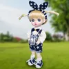 225cm Girl Model Full of Stars Casual Overall BJD Doll Cute Maid Anime Set Fashion DIY Toys for Kid Sisters Birthday Gift 240416