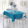 Tala de mesa A129Solid Color Combutleloth_tablecloth Tabela de mesa Tobeira de mesa Plain moderna café simples