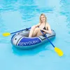1 Person Inflatable Fishing Boat Kayak Canoe Rowing Air Boat Diving Boat Inflatable fishing boat Excluding the oars
