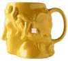 Kubki Duża pojemność Kreatywna ceramiczna kubek hiszpański starożytny grecki apollo David Head Cup Rzeźba Kawa Pulpit Dekoracja J240428