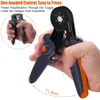 Ferrule Crimping Tool Kit HSC8 66A AWG 2310 SelfAdjusting PliersStripper | Hexagonal Crimper for Terminal 240415