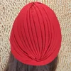 Vrouwen zwembad Badhoed Bescherm Long Hair Oren Tulband geplooide stof Hoofdkleding Yoga Caps Multi Colors Turban 240426