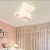Luci a soffitto Skateboard carina orso a led camera per bambini fumetti moderni moderni lampade per la camera da letto per bambini caldi