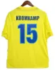 2005 2006 Villarreal Retro Futbol Formaları Ana Sayfa 05 06 Klasik Vintage Camisa de Futebol 8 Riquelme 5 Forlan 15 Kromkamp 21 Cazorla Futbol Gömlek