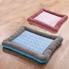 Refroidissement pad lit pour chiens chats chiots chaton cool fraîcheur couverture animale couverture de glace de glace doucement couchée d'été rose bleu respirant 240424