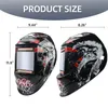 Big View Eara 4 Arc Capteur Din5-Din13 Solaire Auto Darkining Tig Mig Grinceing True Color Welding Mask / Cap / Welding Casque 240423