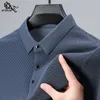 Polo Shirt Men Summer Mulberry Silk Mens Short Sleeve Youth Solid Color Business Casual M3XL 4XL 8828 240410