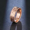 Designer Luxusschmuck Ring Vancllf Paar Damen Trendy Persönlichkeit ein einfaches Kaleidoskop -Männer und Hochzeitspaar Mode