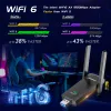 Cards CF953AX WiFi 6 USB Adapter 2.4G & 5G AX1800 High Speed USB3.0 Wireless Dongle Network Card MT7921AU WiFi6 Adapter For Win10/11